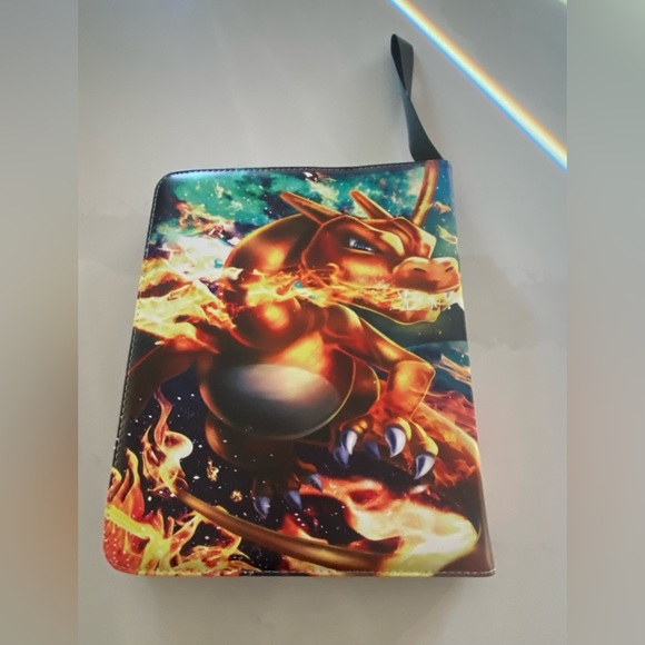 Pokemon Toys Pokmon Cards Gold Foil Brand New Charizard Binder 55